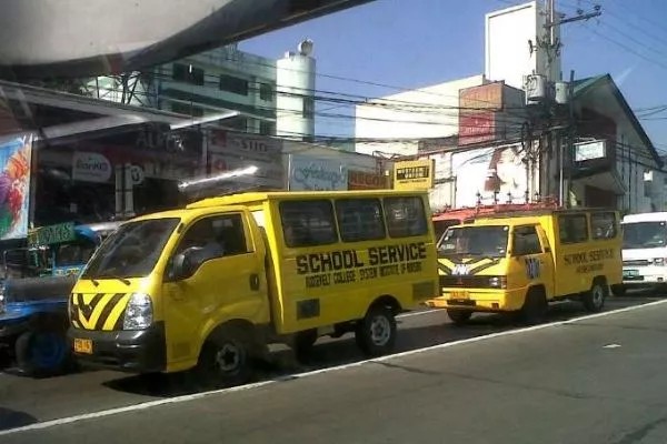 Franchised school bus service vehicle in the Philippines